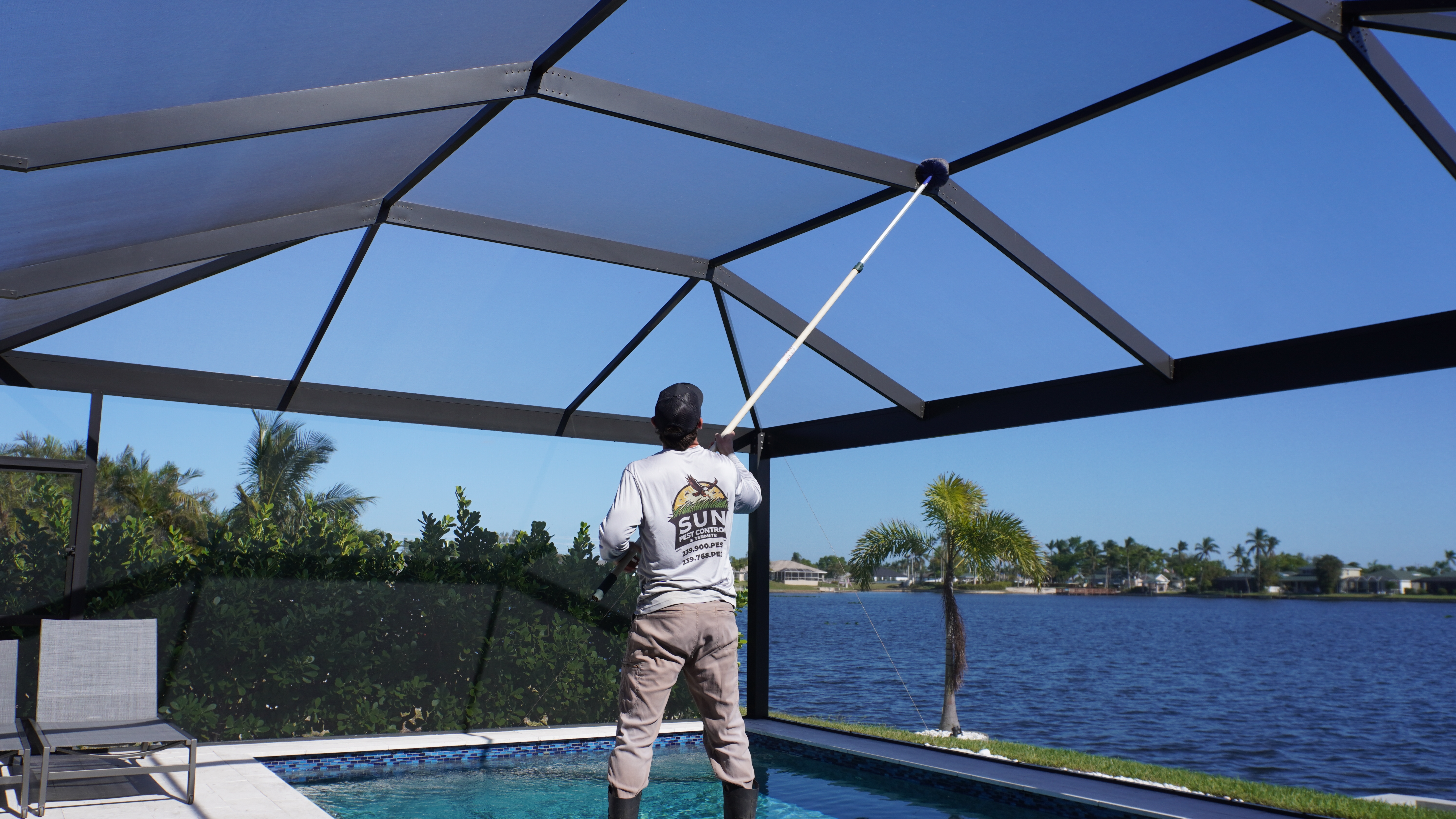 Complete interior and exterior pest barrier service